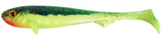 Gumová Nástraha Rage Super Slick Shad 28cm UV Lemon Tiger