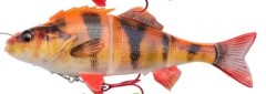 Gumová Nástraha Savage Gear 4D Line Thru Perch 17cm 63gr Firetiger
