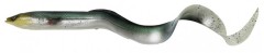 Gumová Nástraha Savage Gear 4D Real Eel 15cm 12gr Green Silver