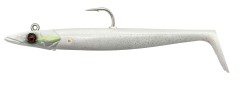 Gumová nástraha Savage Gear Sandeel V2 15.5cm 46g White Pearl Silver