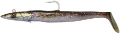 Gumová Nástraha Savage Gear Sandeel V2 18cm 86g Green Silver