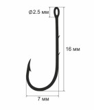 Háček Dnipro Lead Hook S-59 Sport Velikost 2