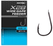 Háček Matrix X2B Wide Gape Feeder Barbed Velikost 16 Háček Matrix X2B Wide Gape Feeder Barbed Velikost 16