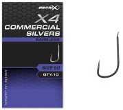 Háček Matrix X4 Commercial Silvers Bez Kukeza