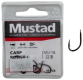 Háček Mustad Carp Power 10ks Velikost 8