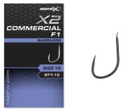 Háčik Matrix X2 Commercial F1 Barbless