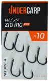 Háčiky UnderCarp Zig Rig PRO Veľkosť 4|10ks