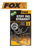 Háčky Fox  Edges Armapoint Stiff Rig straight 10ks Vel. 5