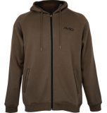 Hoodica na patent s kapuljačom Avid Carp Compound Zip Hoodie Smeđa