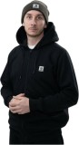 Hoodica Nash Make It Happen Badge Zipped Hoody Black