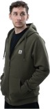 Hoodica Nash Make It Happen Badge Zipped Hoody Green