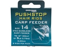 Hotový Návazec Drennan Pushstop H'Rig Carp Feeder Barbless Hotový Návazec Drennan Pushstop H'Rig Carp Feeder Barbless