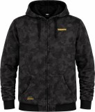 Jakna sa zatvaračem Mikbaits Black Camou Jogger Sherpa