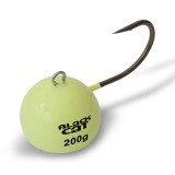 Jigová Hlavička Black Cat Fire-Ball Fosforová