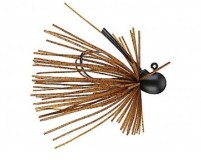Jigová Hlavička Keitech Tungsten Guard Spin 2,7gr Dark Green Pumpkin