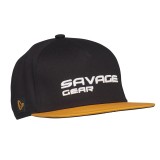 Kapa Savage Gear Flat Peak 3D Logo Cap Black Ink