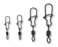 Karabinka s Obratlíkem DAM Effzett D-Lock Snap Swivels 10ks Karabinka s Obratlíkem DAM Effzett D-Lock Snap Swivels 10ks