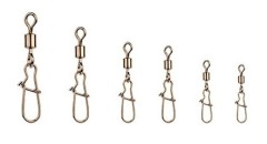 Karabínka s Obratlíkom Delphin Rolling Swivel with Fastlock Snap B-01 Veľkosť 12/5kg