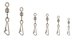 Karabinka s obratlínom Delphin Rollings Swivel s zakrivnim okom Velikost 8/12kg Karabinka s obratlínom Delphin Rollings Swivel s zakrivnim okom Velikost 8/12kg