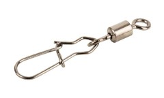 Karabinka s obratnikom Fox Rage Surefit Snap Swivel Crna 10 kom.