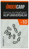 Karabinka UnderCarp Rychlovýměnný klip universální Velikost S