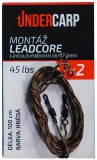 Koncová Montáž UnderCarp Leadcore s rýchlovýmenným obratlíkom Koncová Montáž UnderCarp Leadcore s rýchlovýmenným obratlíkom
