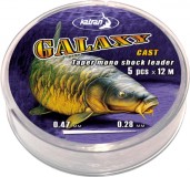 Konusni Shock Leader Najlon Katran Galaxy Cast 5x12m 0,28-0,47mm