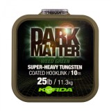 Korda Uže premazano Dark Matter Tungsten Coated Braid 10m 25lb Smeđa