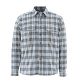 Košile Simms Coldweather Shirt Tidal Blue Plaid Velikost XL