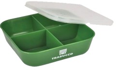 Krabička na Červy Trabucco Bait Box 4 Div. Verde