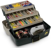 Krabička Plano Eco-Friendly Three-Tray Tackle Box Green/Sandstone