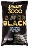 Krmenje Sensas 3000 Super Black 1kg Šarani (šaran)