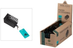 Krmilo Mikado Kvadratno s Dnom Feeder (30x30x44) Crno