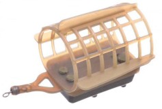 Krmítko Flagman Plastic Cage Fin Feeder Regulator Medium Hmotnost 42gr