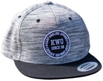 Kšiltovka KWO Snapback Gray Melange Kšiltovka KWO Snapback Gray Melange