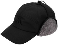 Kšiltovka Mikado Zimní S Kšiltkem A Fleecem Černá