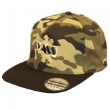 Kšiltovka Vass Snapback Green Camo with Black Peak Kšiltovka Vass Snapback Green Camo with Black Peak