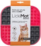 Lízací Podložka LickiMat Slomo Pro Kočky Růžová