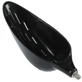 Lopatica za hranjenje Giants Fishing s navojem Baiting Spoon with Holes Black 23cm
