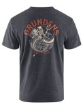 Majica Grundéns Dead Reckoning SS T-Shirt Heather Charcoal