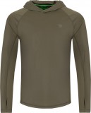 Majica Korda UPF Hooded Top Dark Khaki