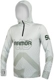 Majica s kapuljačom Delphin UV Armor 50+ Olive