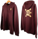 Mikina CCMoore Burgundy Hoodie Veľkosť 3XL