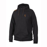 Mikina Fox Collection Black/Orange LW Hoodie Velikost M