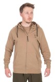 Mikina Fox Collection LW Zip Hoodie Tan LTD