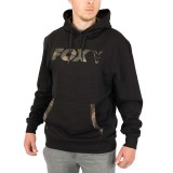 Mikina Fox LW Black/Camo Print Pullover Hoody