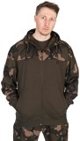 Mikina Fox LW Khaki/Camo Split Zip Hoody Veľkosť L Mikina Fox LW Khaki/Camo Split Zip Hoody Veľkosť L