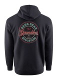 Mikina Grundéns Dark Seas X Grundens Instinctive FZ Hoodie Black