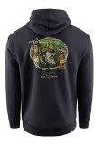 Mikina Grundéns Dark Seas X Grundens Watchman Hoodie  Black