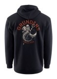 Mikina Grundéns Displacement DWR Hoodie Dead Reckoning Black Velikost XL